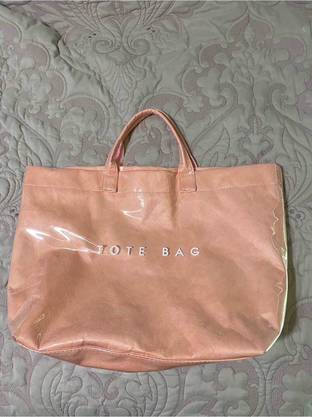 Peach Tote Bag - Elegant Everyday Carry